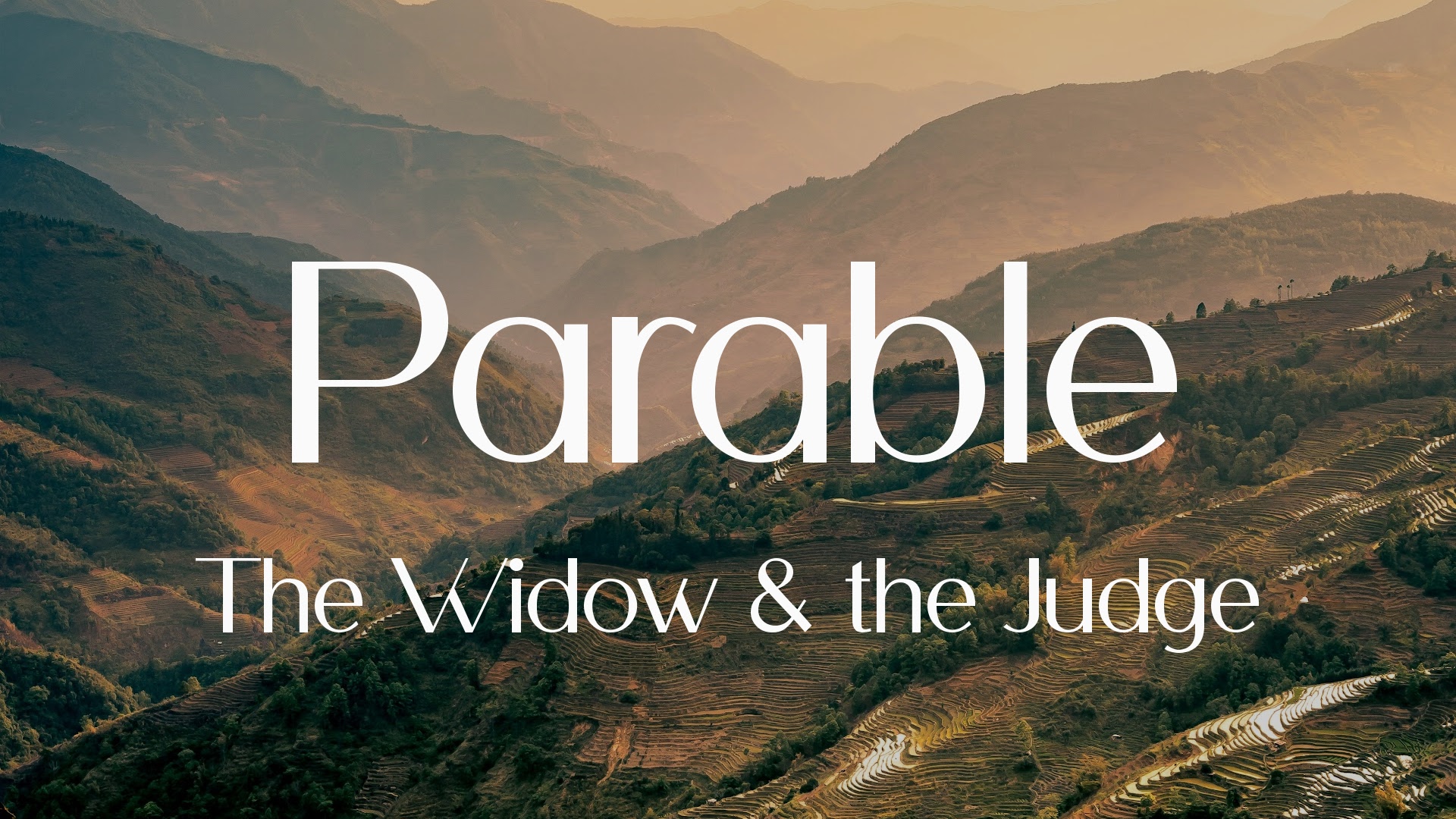 Exploring Jesus' teaching of parables.